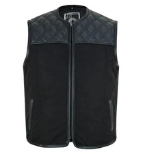 Herren Motorrad Weste Leder