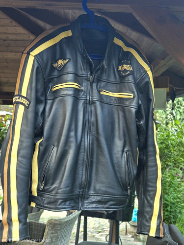Leder motorradjacke - leder,