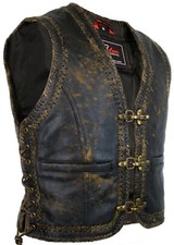Herren Lederweste Vintage