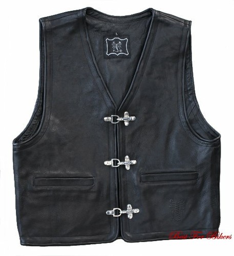 Lederweste piping - lederweste,