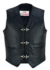 Motorrad Lederweste Kutte