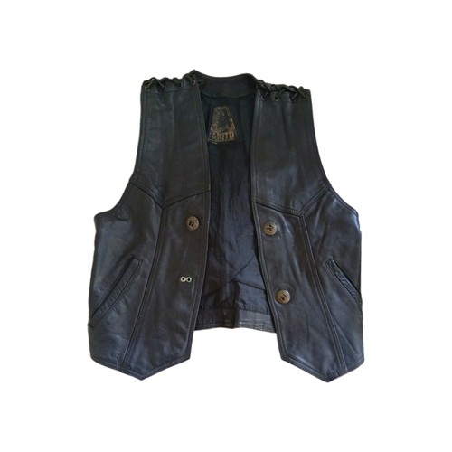 Vintage akito biker - vintage, lederweste