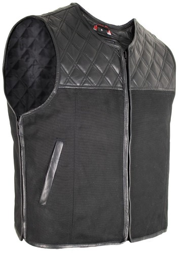 Textil biker kutte gesteppt - biker,