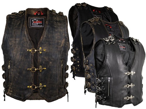 Biker kutte lederweste - biker,