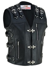Motorrad Lederweste  Herren