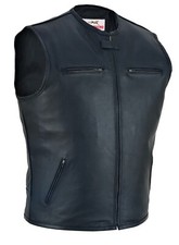 Lederweste  Herren Kutte Biker