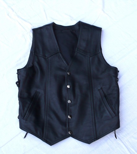 Motorrad leder weste herren - leder,