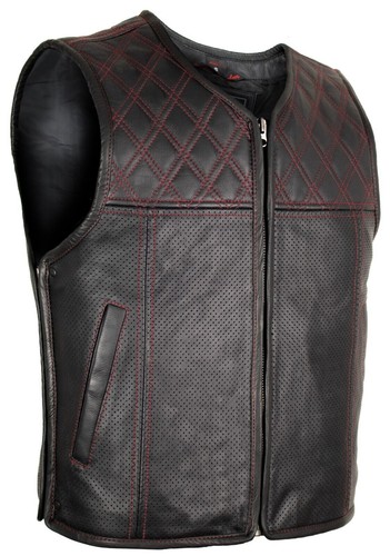 Herren biker hunter lederkutte - hunter,