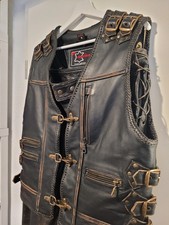 Motorrad Lederweste