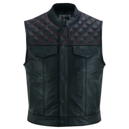 Herren lederweste chopper - lederweste,
