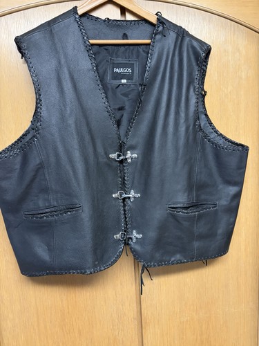 Lederweste biker kutte - lederweste,